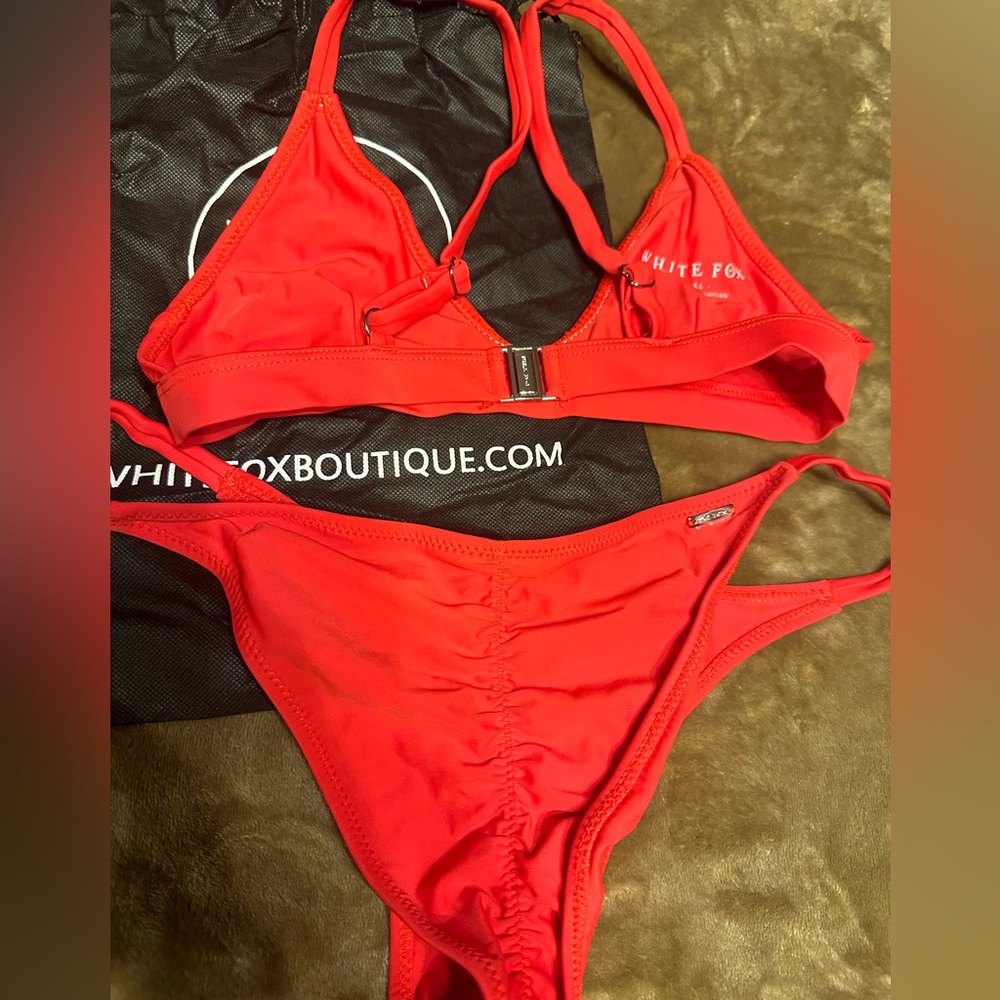 Red Bikini Set - Picture 2 of 3